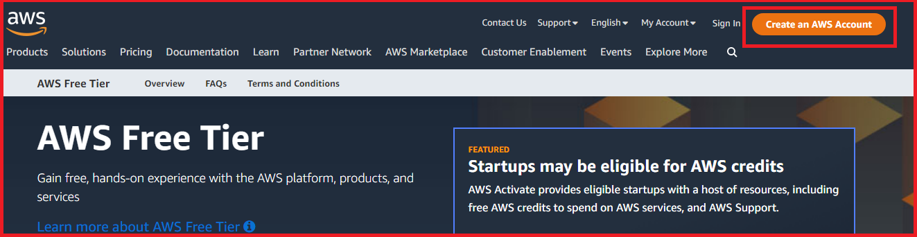 How to Create Own AWS Account