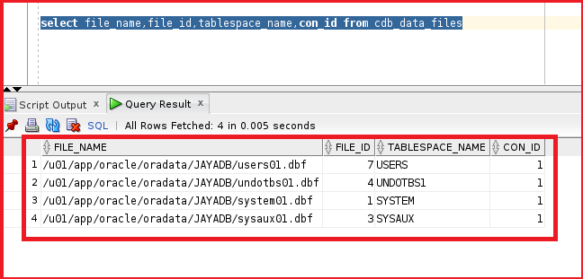 V$datafile in Oracle Database with Examples