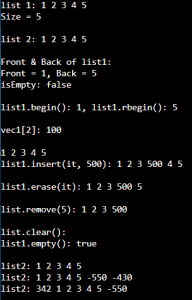 List in C++ with Examples - Dot Net Tutorials