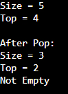 Example to Understand Stack in C++
