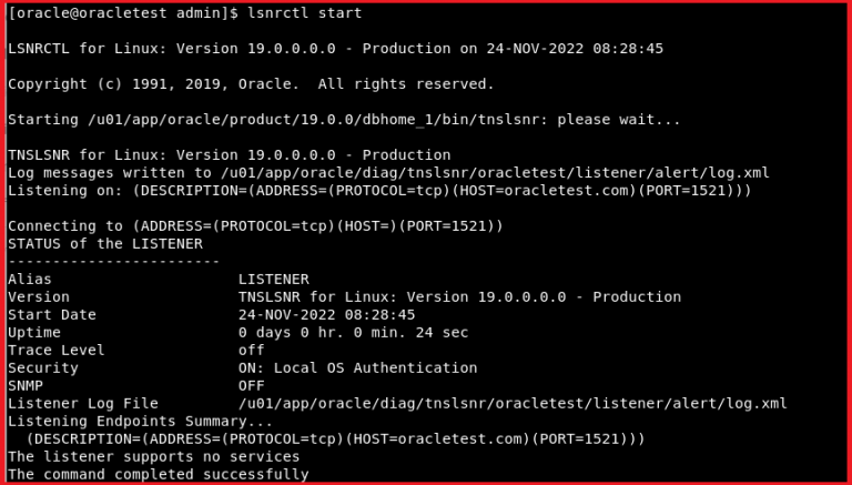 Default Listener Examples in Oracle - Dot Net Tutorials