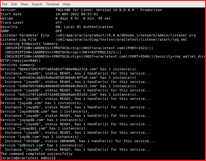 Non-Default Port in Oracle