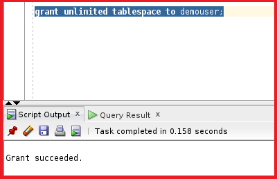 Create a user and assign the role to the user in Oracle
