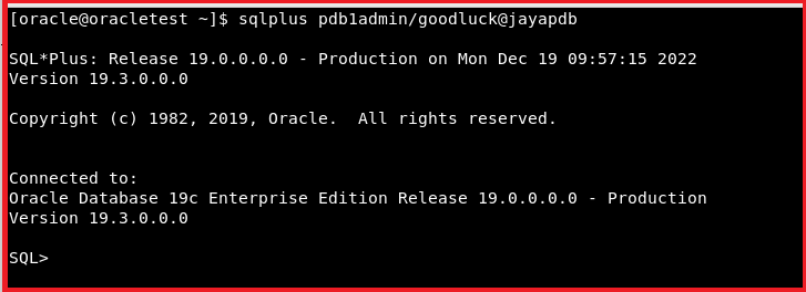 Pluggable Database Admin in Oracle