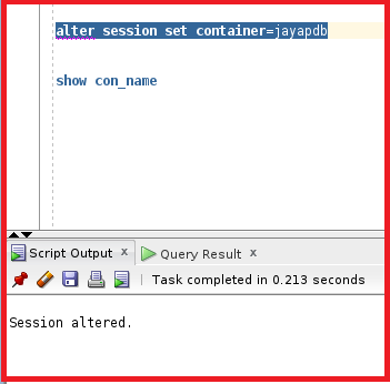 Check the Functions in Container Database