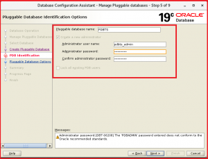 Creating a new PDB for Tablespace Practice in Oracle