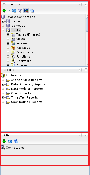 Connecting as DBA in SQL developer