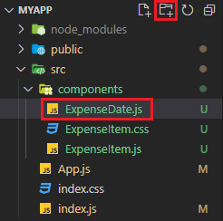 Create another component for the Date object