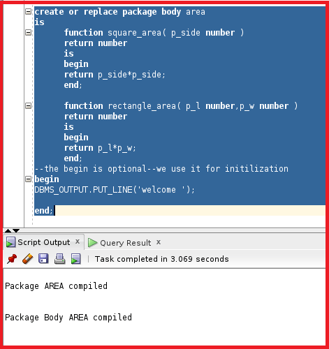 Packages in Oracle with Examples