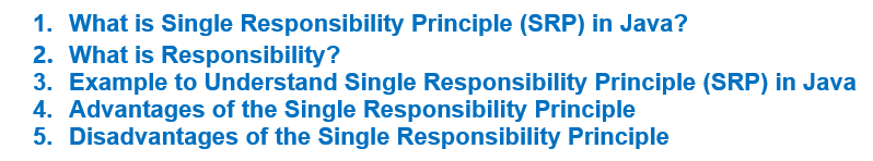 Single Responsibility Principle (SRP) in Java with Examples
