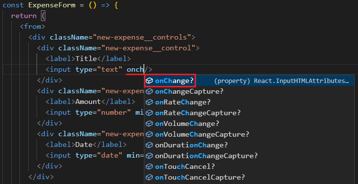 Add Listeners in React