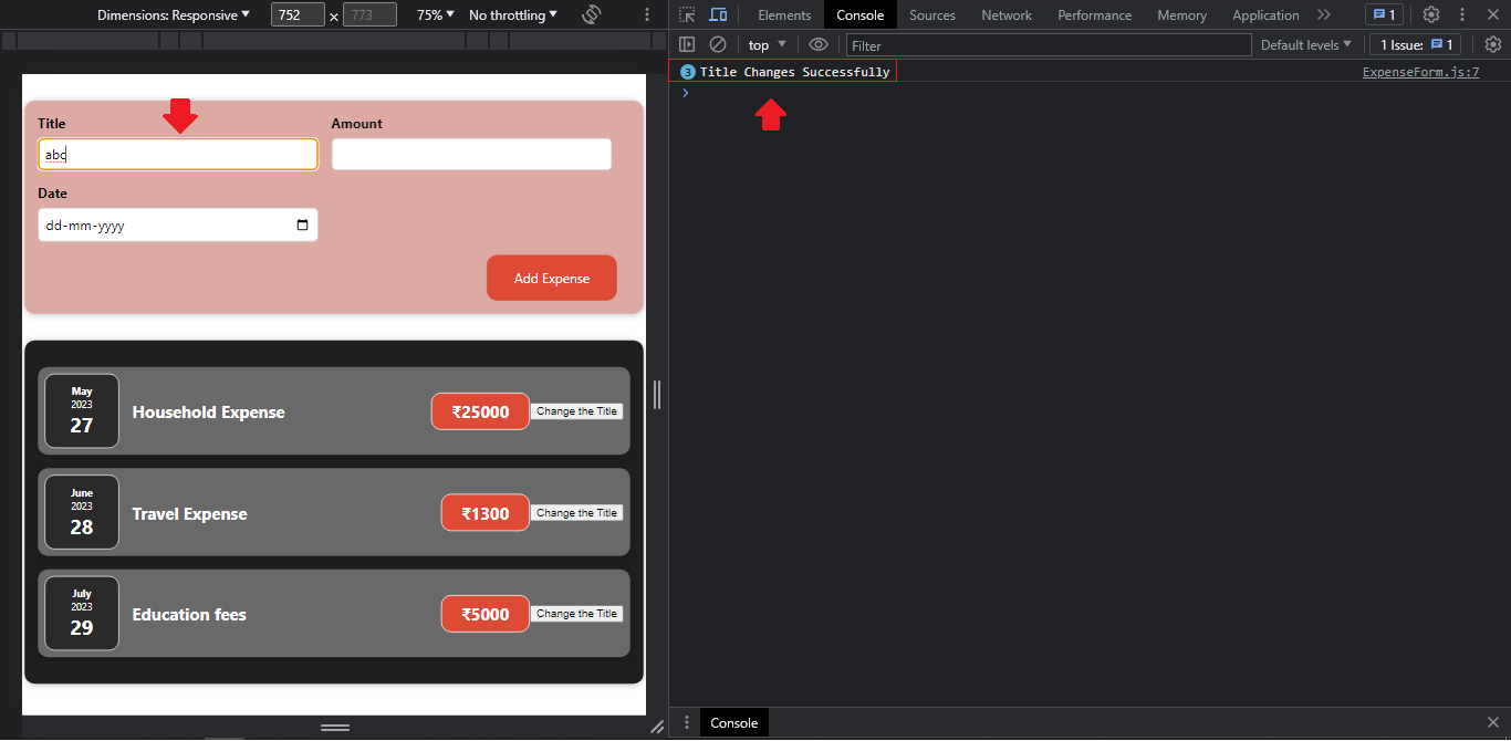 Listening to User Input in React with Examples