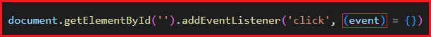 Event Object in React