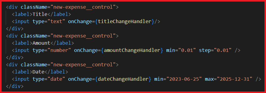 Adding Event Listener for other Input Fields