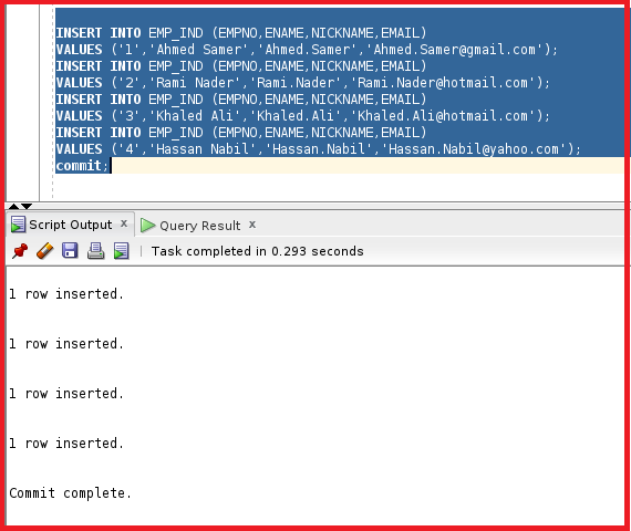 Indexes in Oracle with Examples