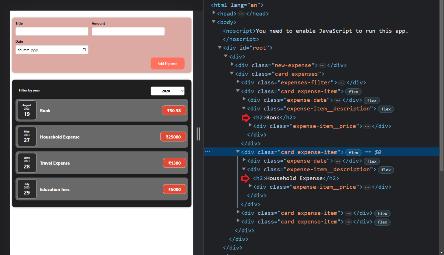 Understanding Keys in React - Dot Net Tutorials