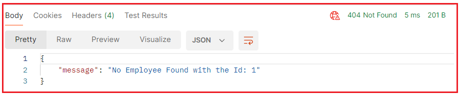 Manually Returning 404 Status Code in ASP.NET Core Web API