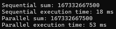Measuring and Optimizing PLINQ Performance