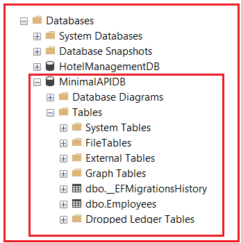 ASP.NET Core Minimal API using Entity Framework Core (EF Core)