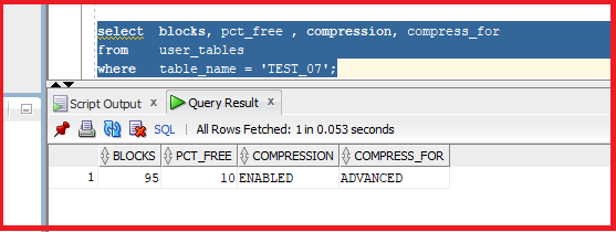 Advanced Row Compression in Oracle with Examples