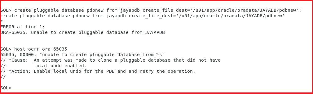 Local Undo Mode vs Shared Undo in Oracle