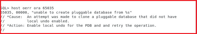 Local Undo Mode vs Shared Undo in Oracle
