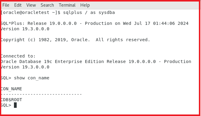 Connect to the database