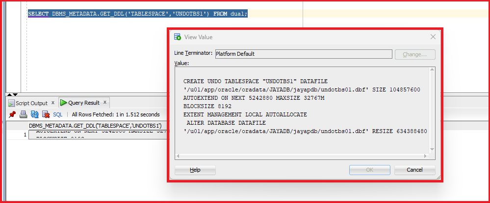 Automatic Tuning of Undo Retention in Oracle with Examples
