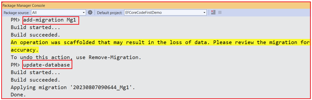 Key Attribute in Entity Framework Core
