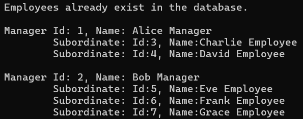 Data Annotation Approach to Implement Self-Referential Relationship