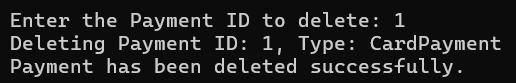 Example to Understand Delete Operation using TPH in EF Core