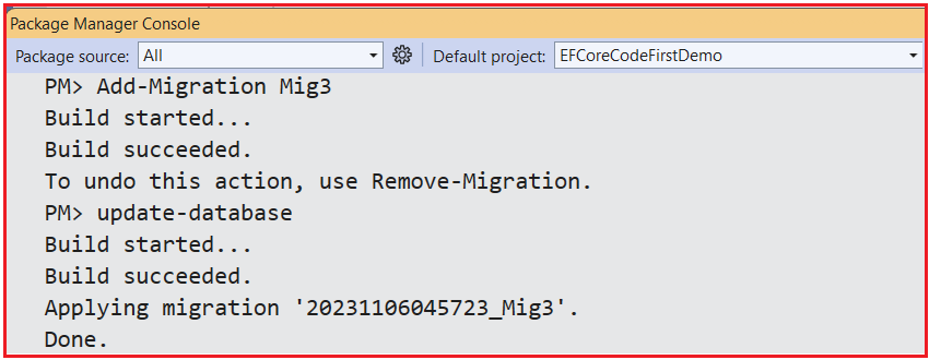 Table Per Concrete Type (TPC) Inheritance in Entity Framework Core