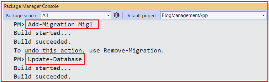 Blog Management Application using ASP.NET Core MVC and EF Core