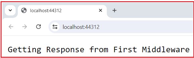 Configuring Middleware Components using the Run Extension Method