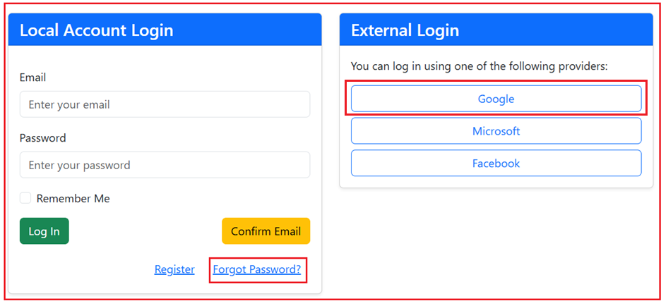 Add Password to Local Account Linked to External Login