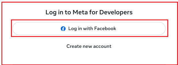 Facebook Account External Login Setup
