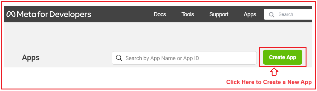 Create a New App