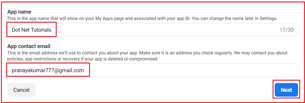 Create a New App