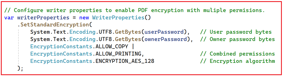 How Do We Apply Multiple Permissions to Password-Protected PDFs?