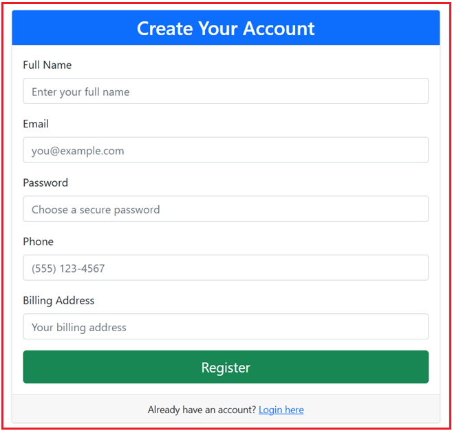 Real-time Ecommerce Application using ASP.NET Core MVC