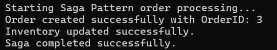 Implementing Saga Pattern in .NET Core Application