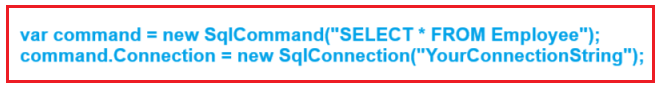 SqlCommand Constructor with Command Text Only