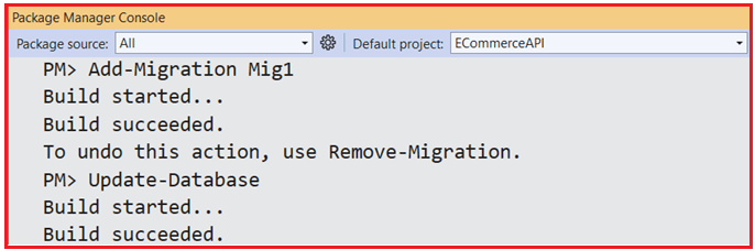 Creating and Applying Database Migration