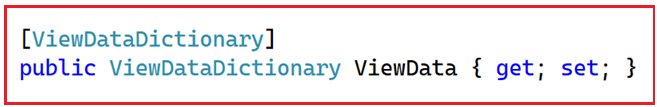 What is ViewData in ASP.NET Core MVC?