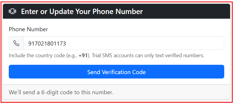 How to Verify Phone Number in ASP.NET Core Identity?