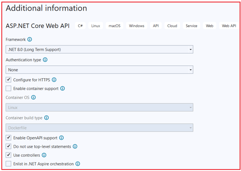 ASP.NET Core Web API Project in Visual Studio - Dot Net Tutorials