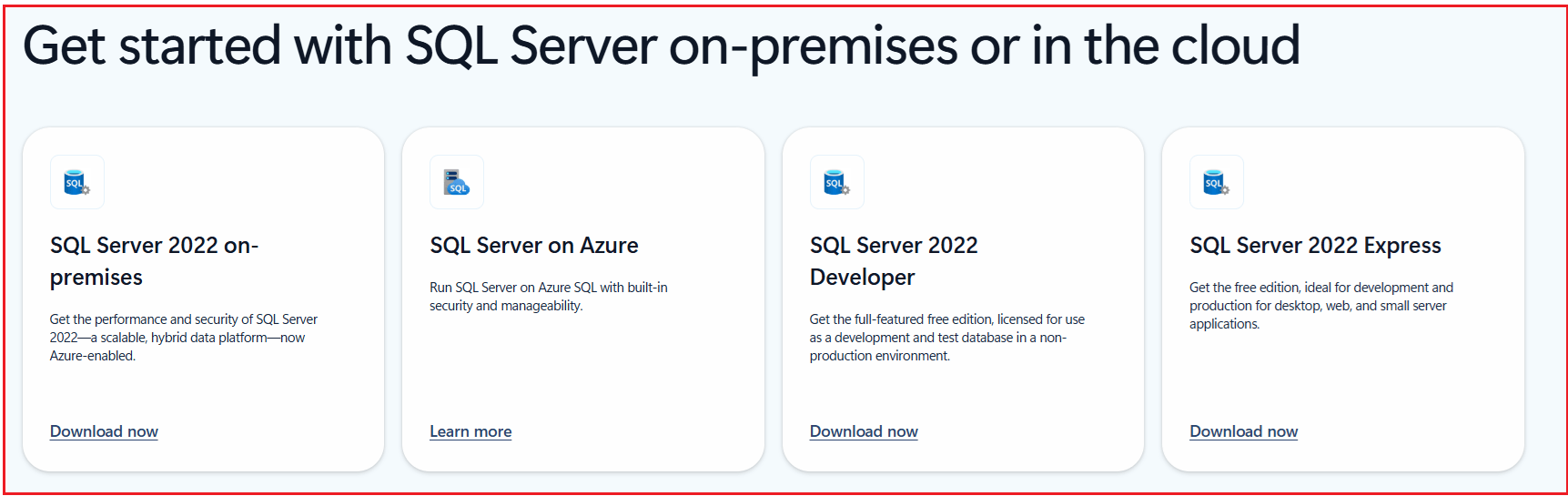 Download SQL Server 2022
