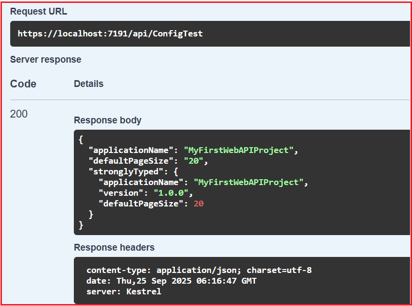 AppSettings.json in ASP.NET Core Web API
