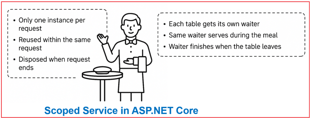 Scoped Service in ASP.NET Core Web API