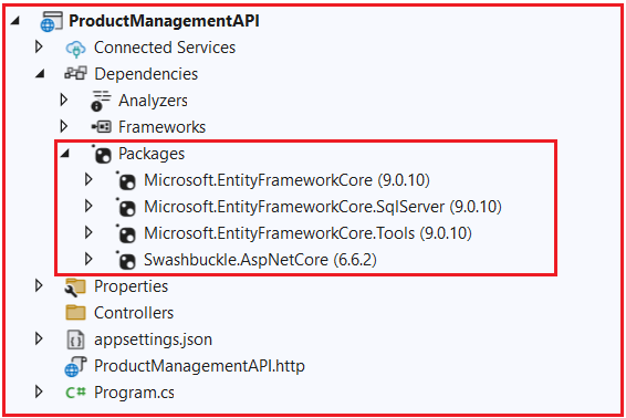 Entity Framework Core in ASP.NET Core Web API with SQL Server Entity Framework Core in ASP.NET Core Web API with SQL Server